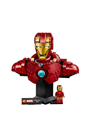 Kız Çocuk Oyuncak Erkek Çocuk Oyuncak 76327 Iron Man MK4 Büstü 436 parça +18 yaş Eğitici Oyuncaklar
