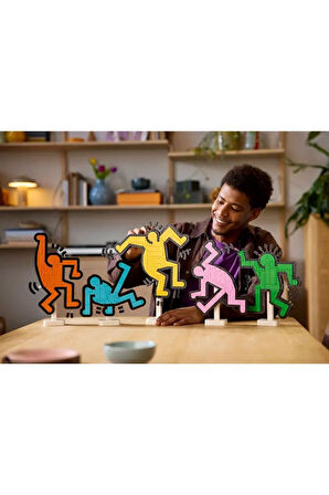 Kız Çocuk Oyuncak Erkek Çocuk Oyuncak 31216 - Keith Haring – Dans Eden Figürler 1773 parça +18 yaş E