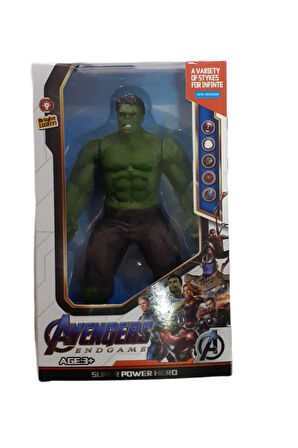 Eğitici Öğretici Çocuk Oyuncaklar Süper Kahraman Yeşil Dev Adam Işıklı Hulk Rs1920810