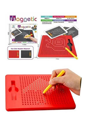 Kız Çocuk Oyuncak Erkek Çocuk Oyuncak YM2021-5 380 METAL TOPLU ÖRNEK KARTLI MAGNETİC BOARD K.Ç Eğiti