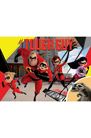 Kız Çocuk Oyuncak Erkek Çocuk Oyuncak KS Puzzle 50 Parça Incredibles Eğitici Oyuncaklar