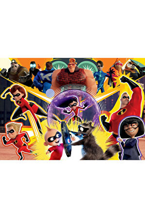 Kız Çocuk Oyuncak Erkek Çocuk Oyuncak KS Puzzle 200 Parça Incredibles Eğitici Oyuncaklar