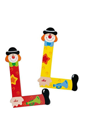 Kız Çocuk Oyuncak Erkek Çocuk Oyuncak Palyanço Ahşap Harf L Eğitici Oyuncaklar