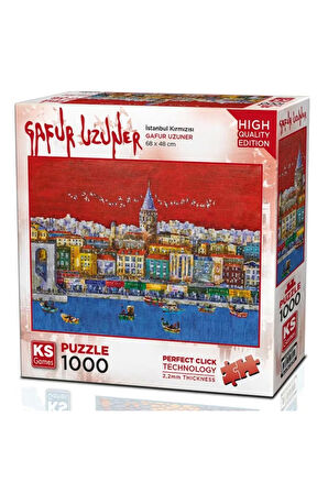 Kız Çocuk Oyuncak Erkek Çocuk Oyuncak Ks Games İstanbul Kırmızısı Puzzle 1000 Parça 20791 Eğitici Oy