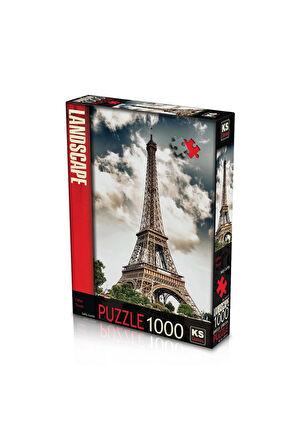 Kız Çocuk Oyuncak Erkek Çocuk Oyuncak Ks Games Eiffel Towal Paris Puzzle 1000 Parça 20768 Eğitici Oy