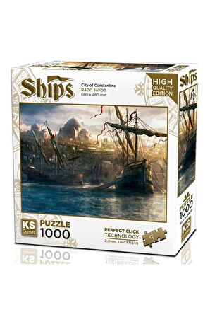 Kız Çocuk Oyuncak Erkek Çocuk Oyuncak KS Games Once Open a Time in Istanbul Puzzle 1000 Parça 20677