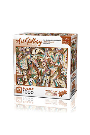 Kız Çocuk Oyuncak Erkek Çocuk Oyuncak KS Games No.10 Abstract Composition Puzzle 1000 Parça 20663 Eğ