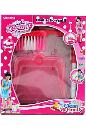Kız Çocuk Oyuncak Erkek Çocuk Oyuncak KUTULU TEMİZLİK SETİ CF7711B Eğitici Oyuncaklar