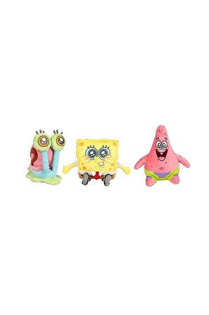 Kız Çocuk Oyuncak Erkek Çocuk Oyuncak 760025631 SpongeBob Serisi Sostenible Peluş 22cm - 1adet Stokt