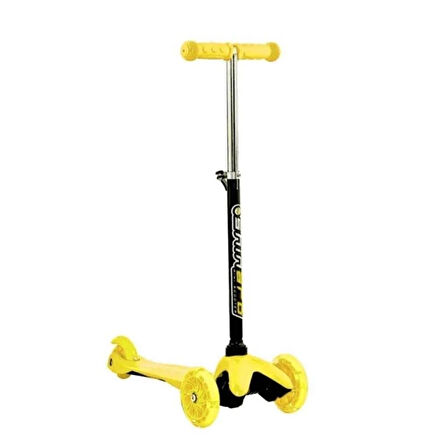 Kız Erkek Çocuk Oyuncak Shinaro Mini Scooter Sarı Kız Erkek Çocuk Eğitici