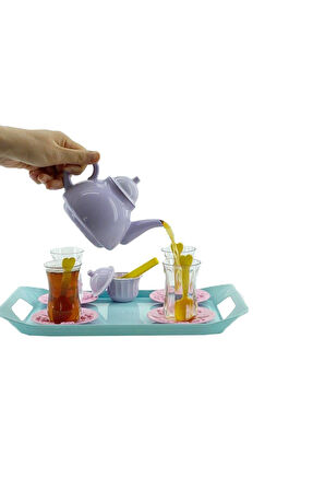 Kız Çocuk Oyuncak Erkek Çocuk Oyuncak URT011-001 KUTULU İNCE BELLİ ÇAY VAKTİ Eğitici Oyuncaklar