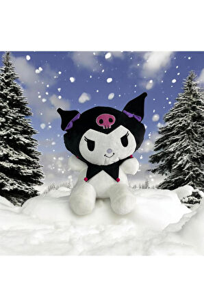 Eğitici Öğretici Çocuk Oyuncaklar Kuromi Peluş Oyuncak 30Cm Büyük
