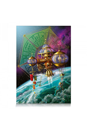 Kız Çocuk Oyuncak Erkek Çocuk Oyuncak 1100929 Zodyak Teleskop 1000 Parça Puzzle ,Star Eğitici Oyunca