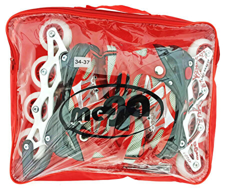 Eğitici Oyuncak Mega Işıklı Kırmızı Paten Kız Erkek Çocuk Eğitici