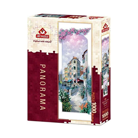 Eğitici Oyuncak 4484 Art Puzzle Çiçekler İçinde Venedik 1000 Parça Panorama Puzzle Kız Erkek Çocuk Eğitici Öğretici