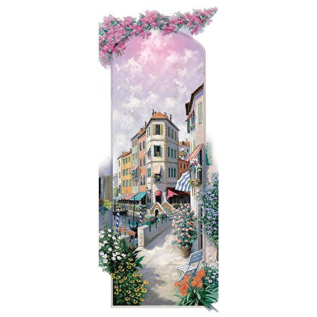 Eğitici Oyuncak 4484 Art Puzzle Çiçekler İçinde Venedik 1000 Parça Panorama Puzzle Kız Erkek Çocuk Eğitici Öğretici