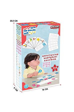 Kız Çocuk Oyuncak Erkek Çocuk Oyuncak 03 643 MATEMATİK VE HECE OYUNU Eğitici Oyuncaklar