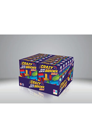 Kız Çocuk Oyuncak Erkek Çocuk Oyuncak 25129 CRAZY BRICKS MINI Eğitici Oyuncaklar