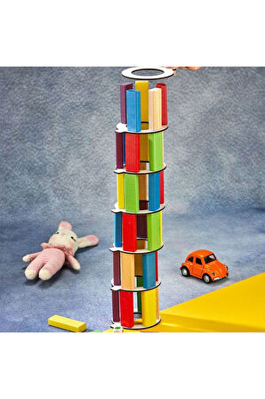 Kız Çocuk Oyuncak Erkek Çocuk Oyuncak 8214 RENKLİ TOWER Eğitici Oyuncaklar