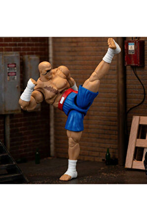 Kız Çocuk Oyuncak Erkek Çocuk Oyuncak 9335171314R00 Street Fighter II Sagat 7 5Figure Eğitici Oyunca