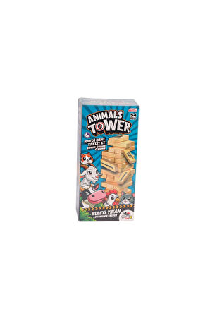 Kız Çocuk Oyuncak Erkek Çocuk Oyuncak 8204 ANİMALS TOWER Eğitici Oyuncaklar