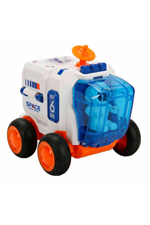 Kız Çocuk Oyuncak Erkek Çocuk Oyuncak Maxx Wheels Astronotlu Sürtmeli Uzay Aracı Eğitici Oyuncaklar