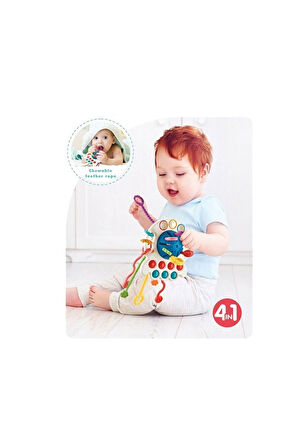 Kız Çocuk Oyuncak Erkek Çocuk Oyuncak BIB68859-Vardem Duyusal Montessori Oyuncaklar Toplu-Çekme İpli