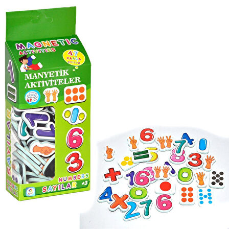 Kız Erkek Çocuk Oyuncak LC7155 Laço, Manyetik Aktiviteler - Sayılar / +3 yaş Kız Erkek Çocuk Eğitici Eği