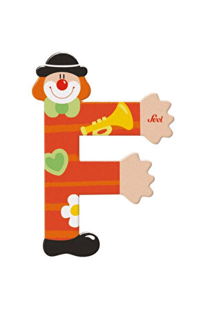 Kız Çocuk Oyuncak Erkek Çocuk Oyuncak Palyanço Ahşap Harf F Eğitici Oyuncaklar