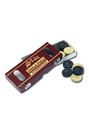 Kız Çocuk Oyuncak Erkek Çocuk Oyuncak 1020456 TAVLA PULU STAR BÜYÜK NO:4 Eğitici Oyuncaklar