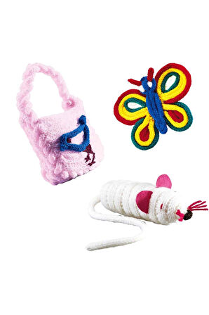 Kız Çocuk Oyuncak Erkek Çocuk Oyuncak Örgü Dokuma Hobi Seti Eğitici Oyuncaklar