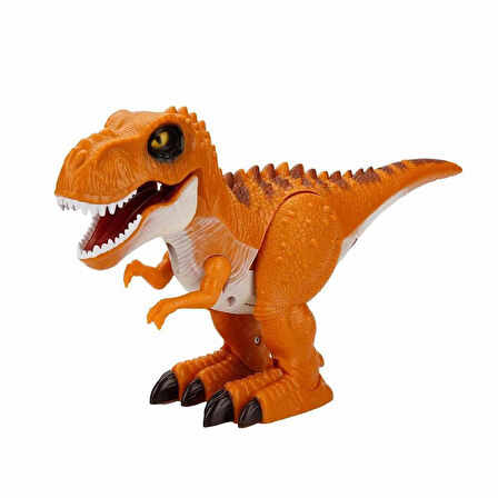 Eğlenceli Oyuncak Sesli ve Işıklı Yürüyen Dinozor Kız Erkek Çocuk Eğitici