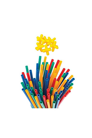 Kız Çocuk Oyuncak Erkek Çocuk Oyuncak 03461 Dede, Süper Bambu Çubukları 200 Parça Eğitici Oyuncaklar