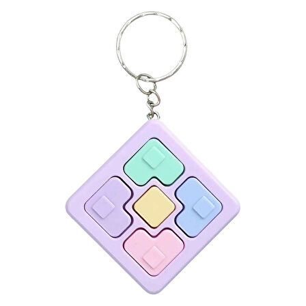 Eğlenceli Oyuncak Mini Oyun Konsolu 23 Oyun Modlu Tetris Anahtarlık Kız Erkek Çocuk Eğitici Eğitic