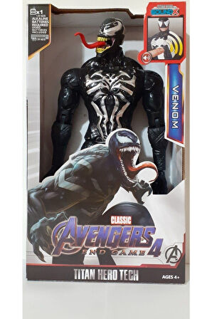 Öğretici Oyuncaklar Venom 30Cm Figür Oyuncak Sesli Işıklı Kız Erkek Çocuk Oyuncak