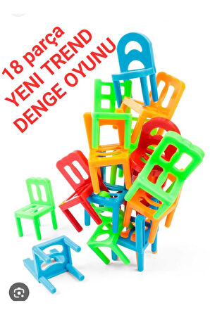Eğitici Öğretici Çocuk Oyuncaklar Eğitici Sandalye Denge Oyunu