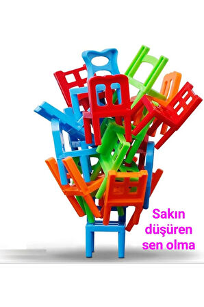 Eğitici Öğretici Çocuk Oyuncaklar Eğitici Sandalye Denge Oyunu