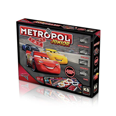 Eğlenceli Oyuncak CR 10303 Cars Metropol Junior Oyunu -KS Games Kız Erkek Çocuk Eğitici Eğitici Oy