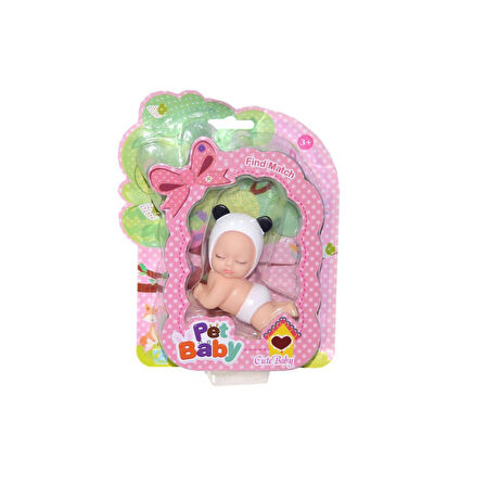 Eğitici Oyuncak 21113CD 4CD 5CD YB226643 Birlik, Şirin Uyuyan Bebekler - Pet Baby - 1adet stokta olan gönderilir Kız