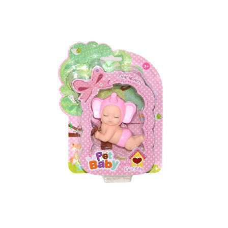 Eğitici Oyuncak 21113CD 4CD 5CD YB226643 Birlik, Şirin Uyuyan Bebekler - Pet Baby - 1adet stokta olan gönderilir Kız
