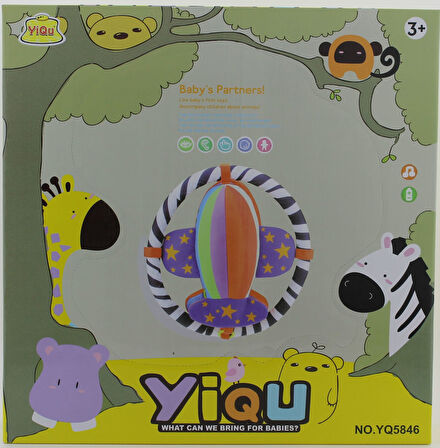 Eğlenceli Oyuncak Yiqu Yumuşak Oyun Arkadaşım Uçak Kız Erkek Çocuk Eğitici