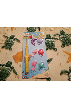 Eğitici Öğretici Çocuk Oyuncaklar Mini Balık Olta Seti Oyuncak