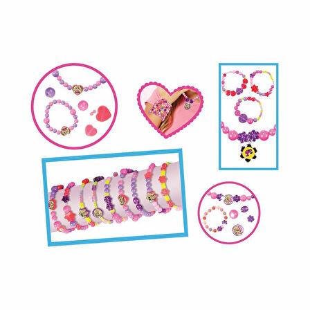 Öğretici Oyuncak 03659 Barbie Sepetli Takı Seti Kız Erkek Çocuk Eğitici