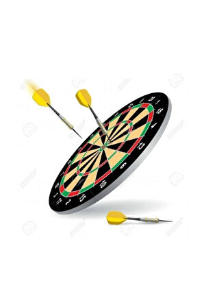 Eğitici Öğretici Çocuk Oyuncaklar 12 Inç Ahşap Dart 6 Iğneli Ok Hedef Nişan Tahtası Oyun Seti