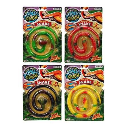 Eğitici Oyuncak Jaru Planet Earth Streç Esnek Yılan -1adet stokta olan gönderilir Kız Erkek Çocuk Eğitici Öğretici O