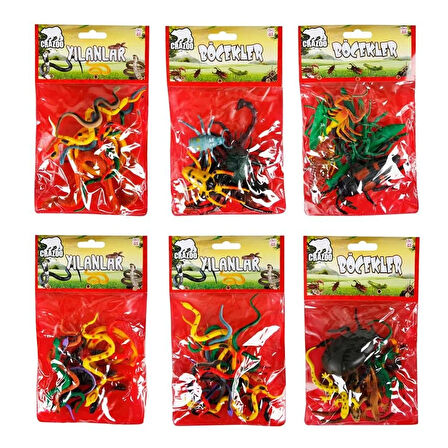 Kız Erkek Çocuk Oyuncak S01000707 BÖCEK veya YILAN - 1adet stokta olan gönderilir Kız Erkek Çocuk Eğiticila