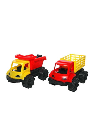 Eğitici Öğretici Çocuk Oyuncaklar Plastik Büyük Ikili Yol Seti