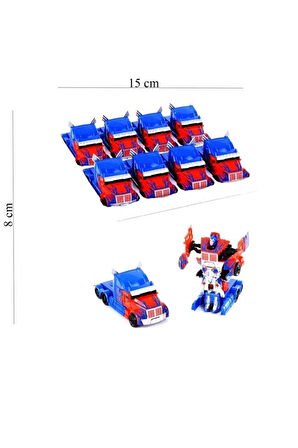 Eğitici Öğretici Çocuk Oyuncaklar Cn1999 Robota Dönüşen Tır Kupası 15Cm