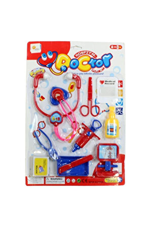 Eğitici Öğretici Çocuk Oyuncaklar Doktor Seti Kartelada