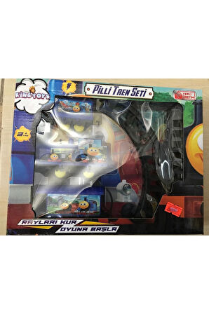 Eğitici Öğretici Çocuk Oyuncaklar Pilli Tren Seti